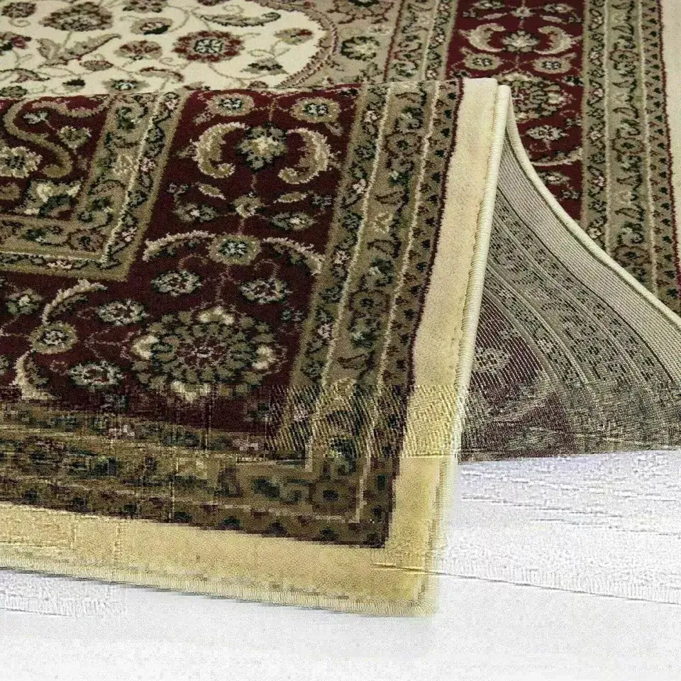 Vintage Traditional Runner Rugs Cream (R-174)