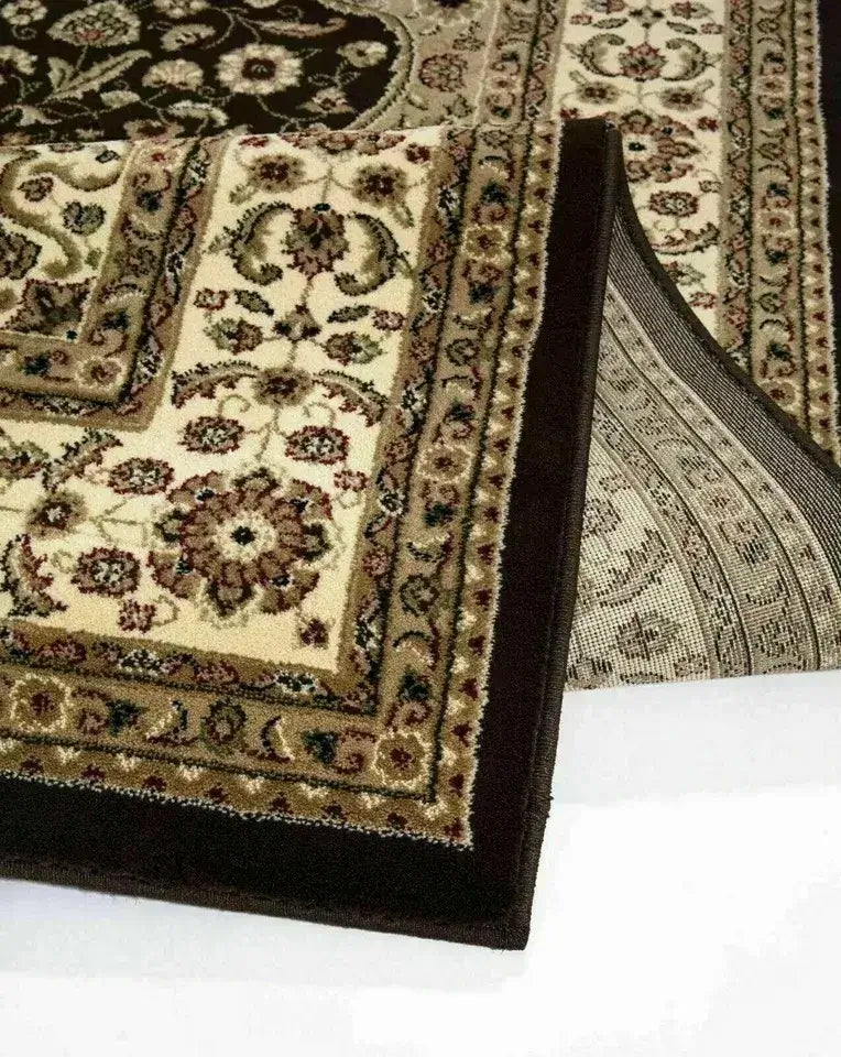 Vintage Traditional Runner Rugs Brown (R-174)