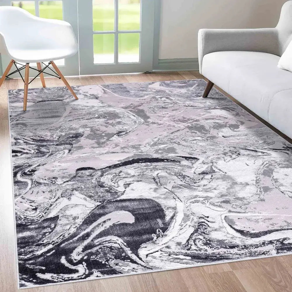 Emperor 315 Solarius Silver Runner Rug