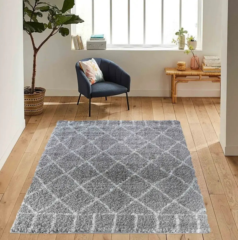 Marrakesh 510 Living Room Area Runner Rug Grey