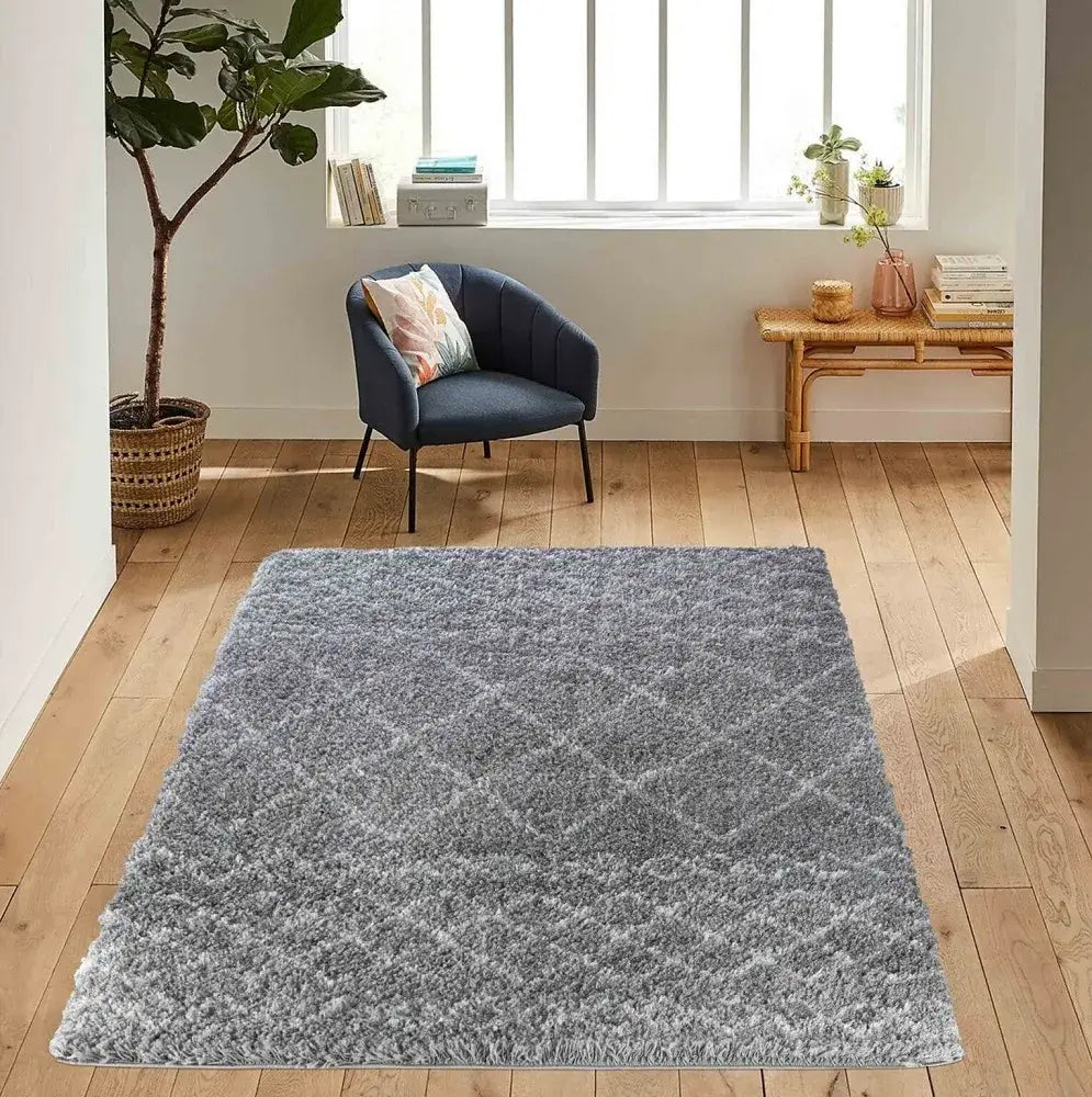 Marrakesh 515 Living Room Area Runner Rug Grey