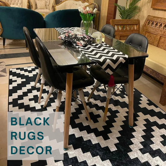 The Ultimate Guide to Decorating with Black Rugs