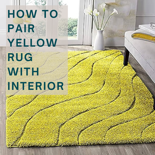 How to Pair Yellow Rugs with Wall Colors and Furniture