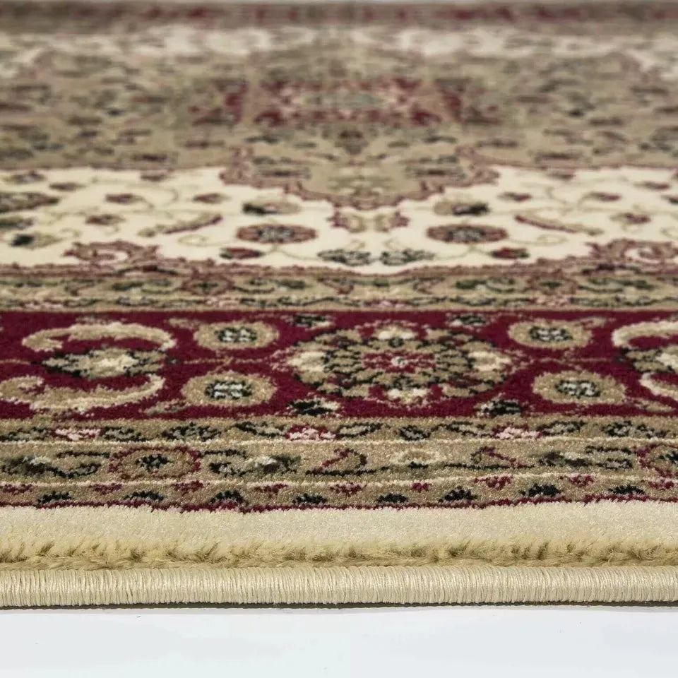 Vintage Traditional Runner Rugs Cream (R-174)