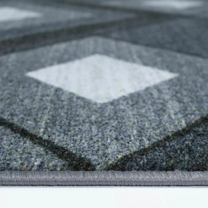 Outdoor Washable Grey Runner Rugs (ESTI)