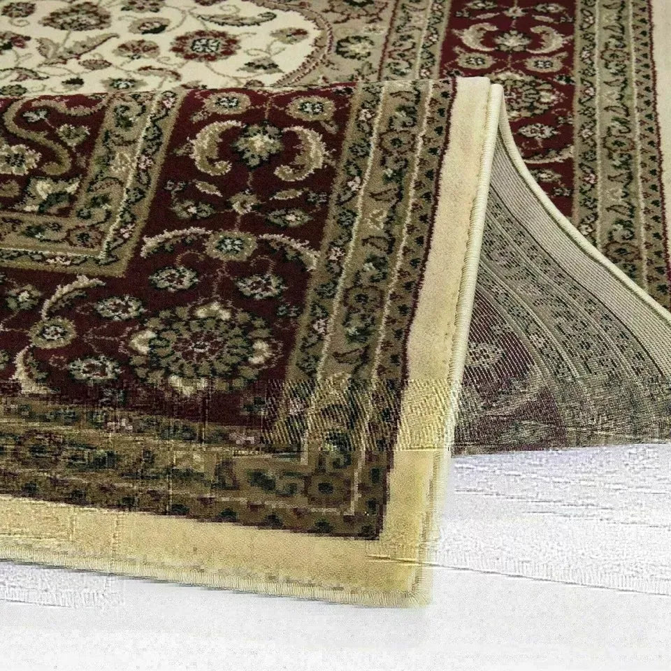 Vintage Traditional Runner Rugs Cream (R-174)