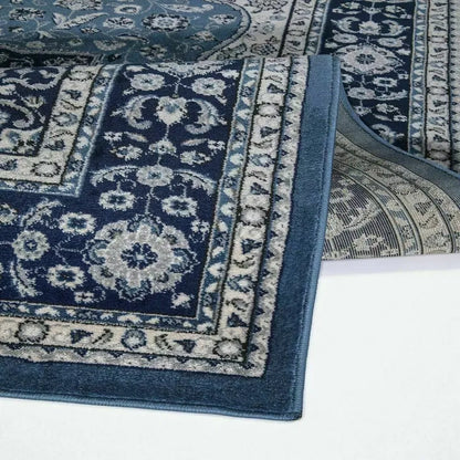 Vintage Traditional Runner Rugs Blue (R-174)