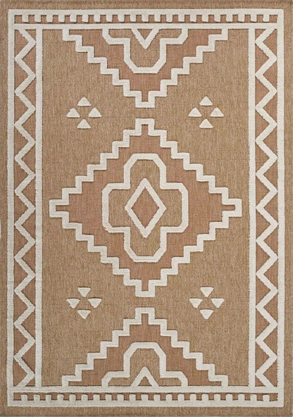 Harper Diamond Cream Runner Rug