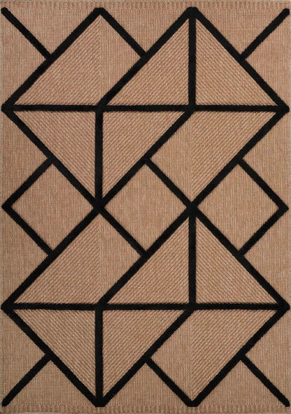 Harper Prism Black Runner Rug