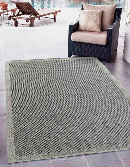 Harper Checkered Dark Grey Runner Rug