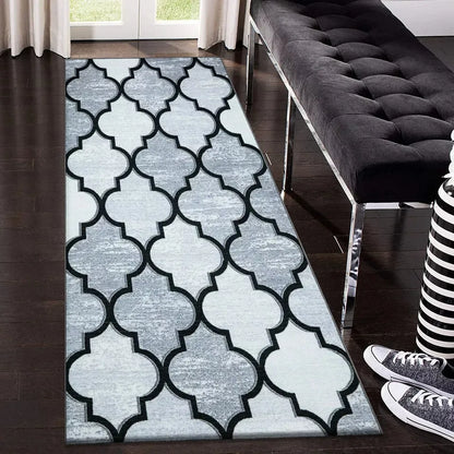 Washable Outdoor Runner Rugs Grey (OURA)