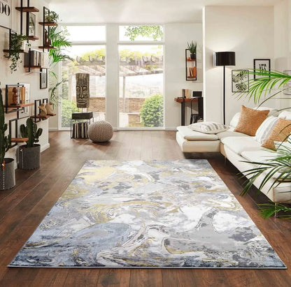 Emperor 315 Solarius Gold Runner Rug