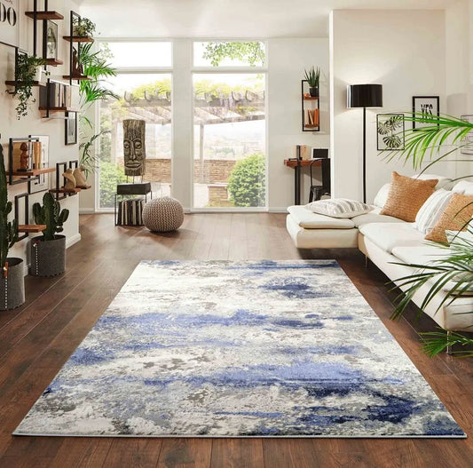 Emperor 310 Onyx Navy Runner Rug