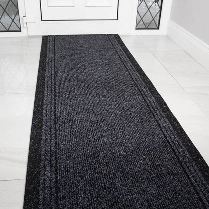 Cozy Anthracite Carpet Runner For Stairs (Sydney)