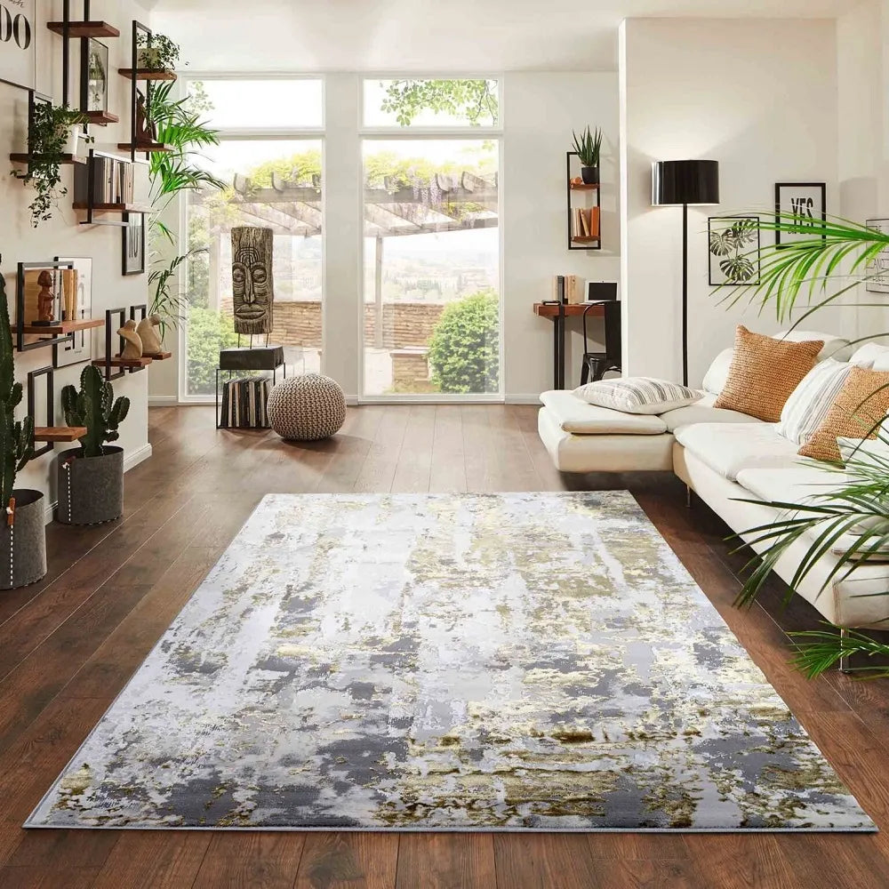 Emperor 320 Styra Gold Runner Rug