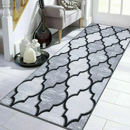 Washable Outdoor Runner Rugs Grey (OURA)