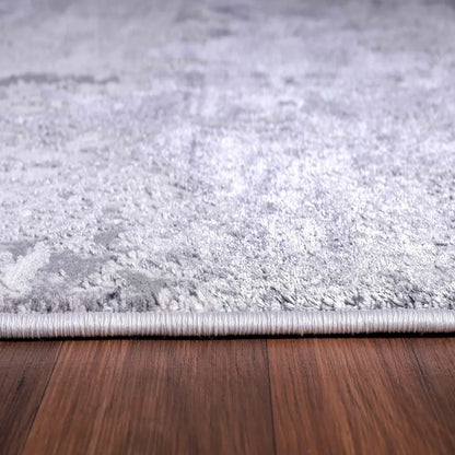 Emperor 310 Onyx Silver Runner Rug