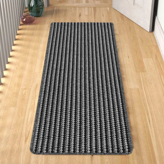 Eden Stripe Runner Mats Anthracite (Ed)