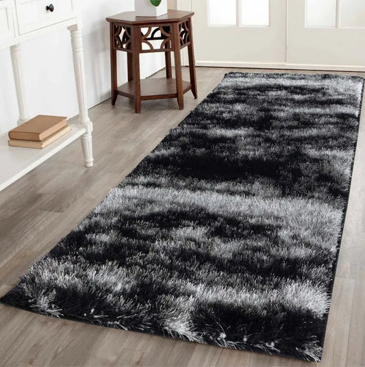 California 610 Dark Grey Runner Rug