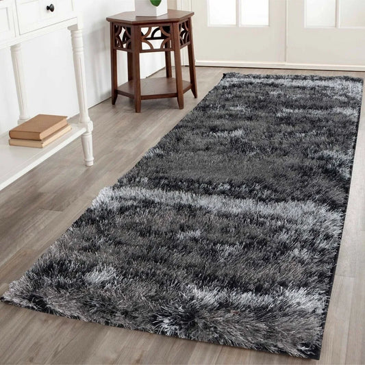 California 610 Silver Runner Rug