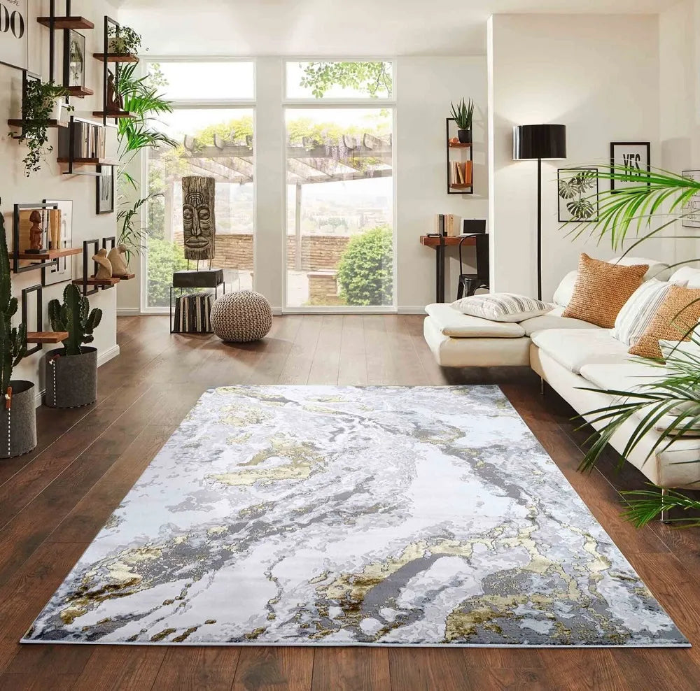 Emperor 325 Picasso Gold Runner Rug