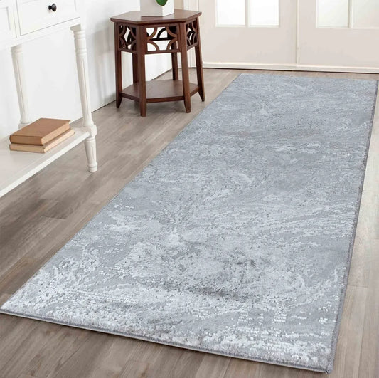 Serenity 268 Living Room Area Runner Rug Grey