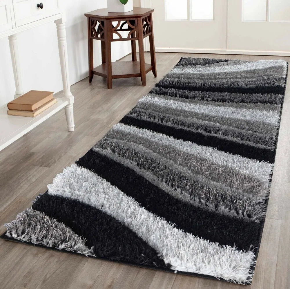 California 620 Grey Runner Rug