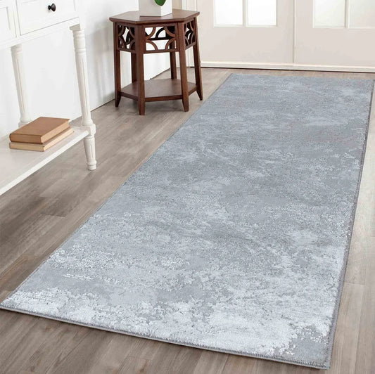 Serenity 271 Living Room Area Runner Rug Grey