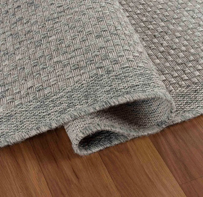 Harper Checkered Silver Runner Rug