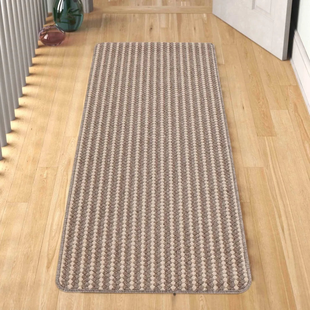 Eden Stripe Runner Mats Beige (Ed)