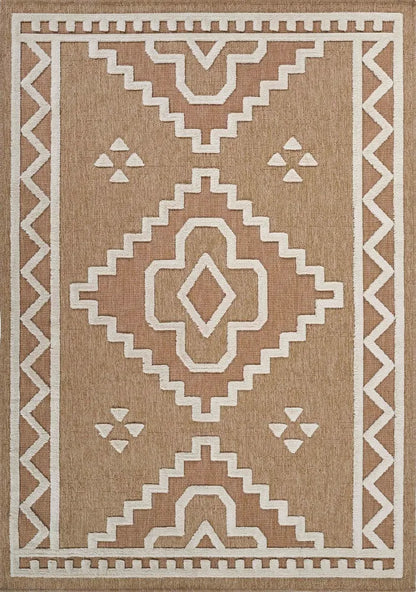 Harper Diamond Cream Runner Rug