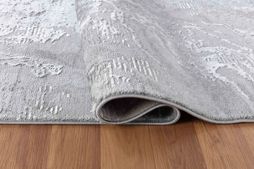 Serenity 268 Living Room Area Runner Rug Grey