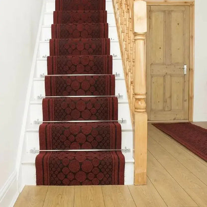 Vintage Elegant Red Stairs Runner (Cork)