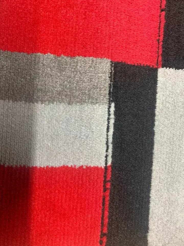 Stylish & Modern Runner Rugs Red Black (Kil)