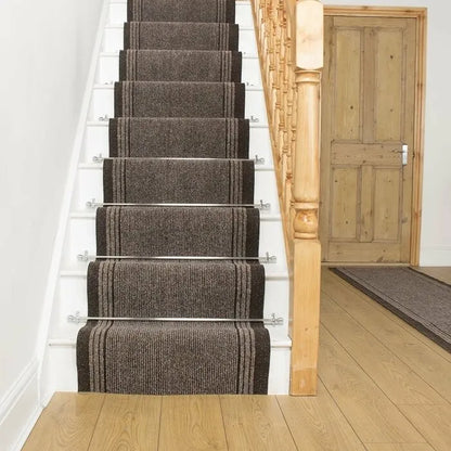 Cozy Brown Carpet Runner For Stairs (Sydney)