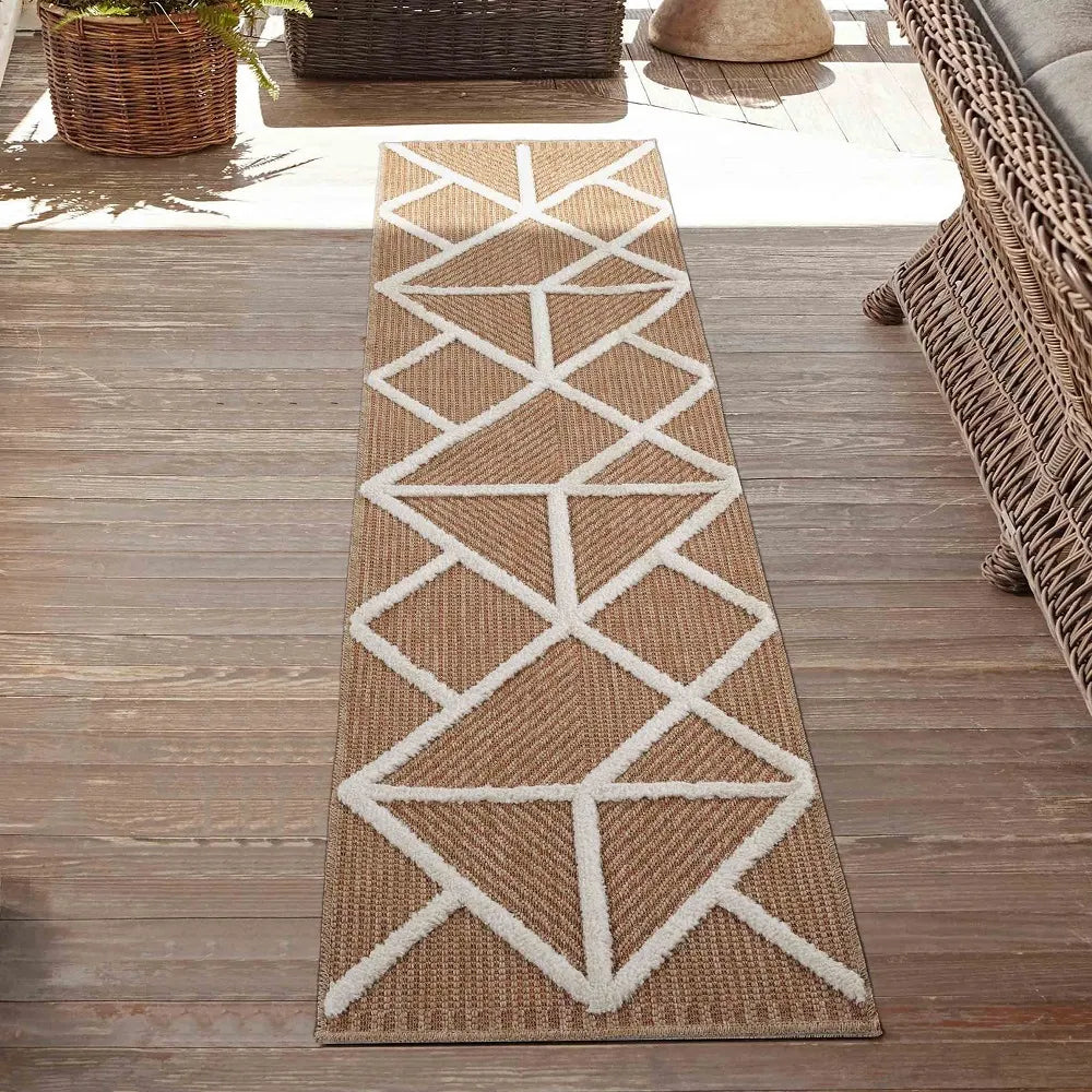 Harper Prism Cream Runner Rug