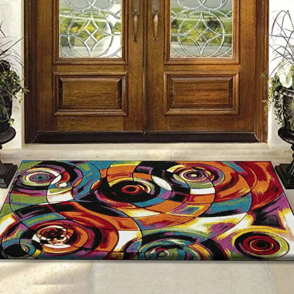 Colorful Area Runner Rugs Moon Light (Multi)