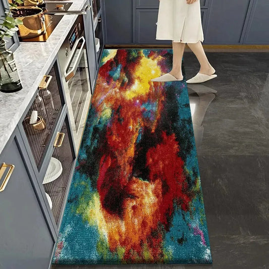 Colorful Area Runner Rugs Splash (Multi)