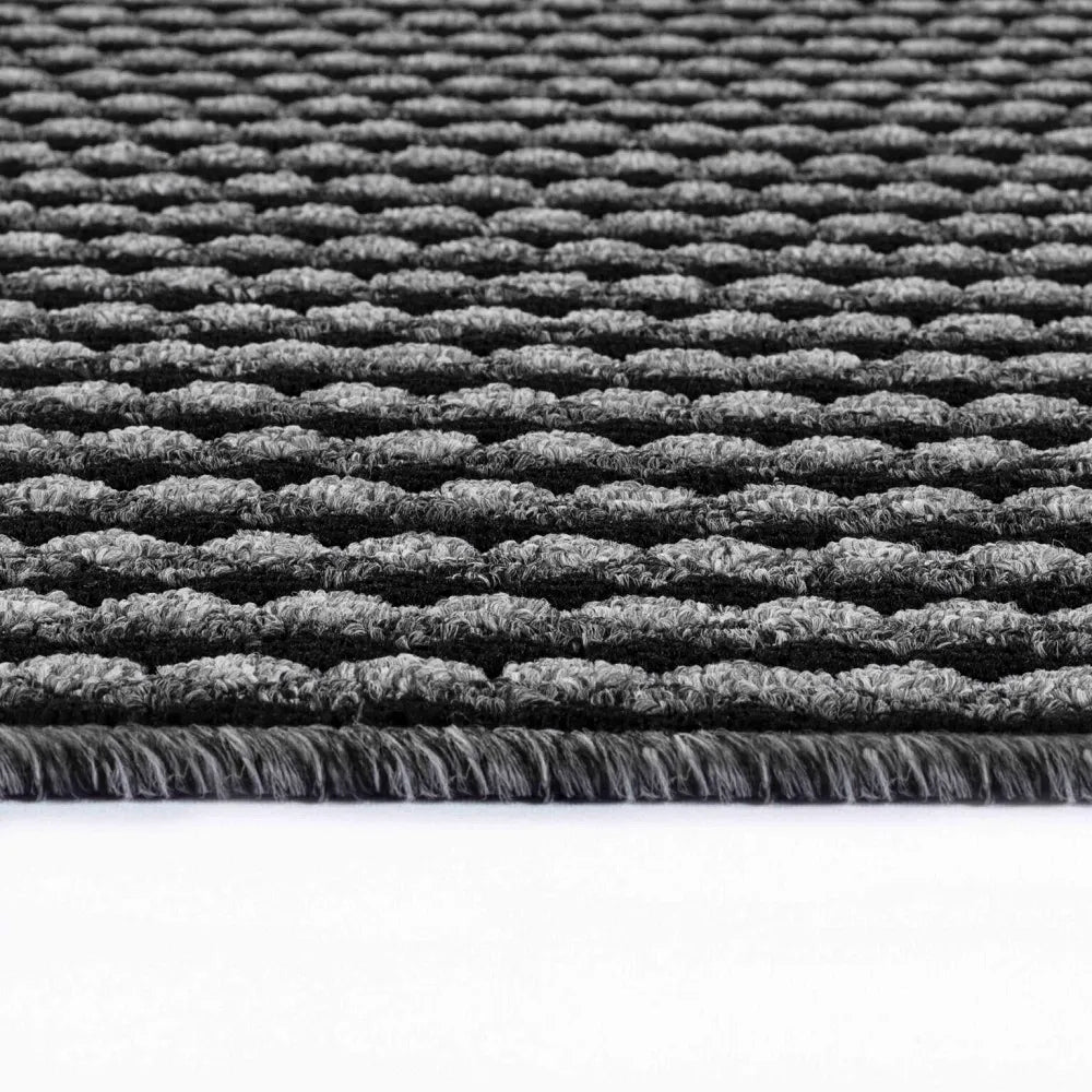 Eden Stripe Runner Mats Anthracite (Ed)