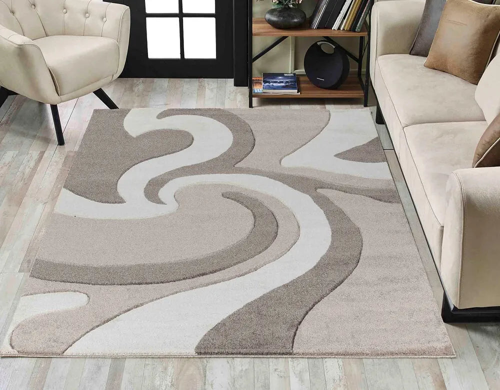 Valencia 736 Living Room Area Rug Beige