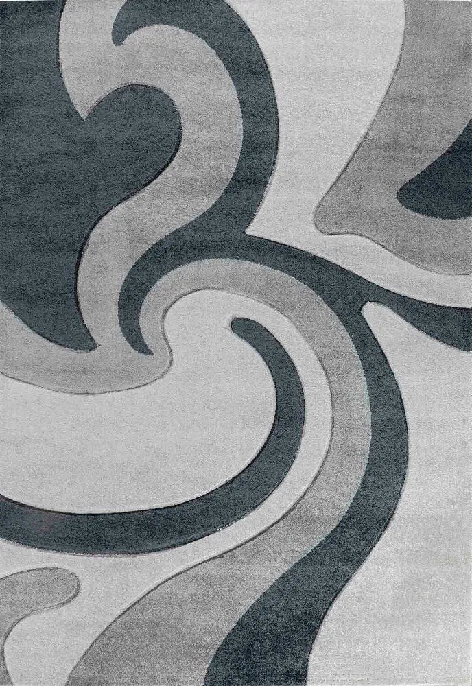 Valencia 736 Living Room Area Rug Grey