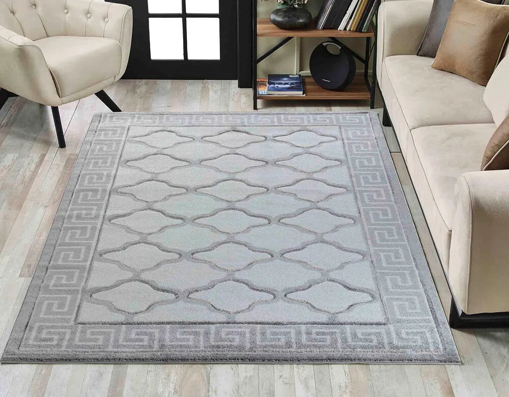 Valencia 745 Living Room Area Rug Grey