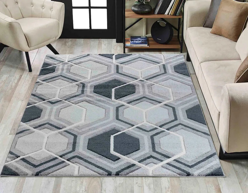 Valencia 750 Living Room Area Rug Black