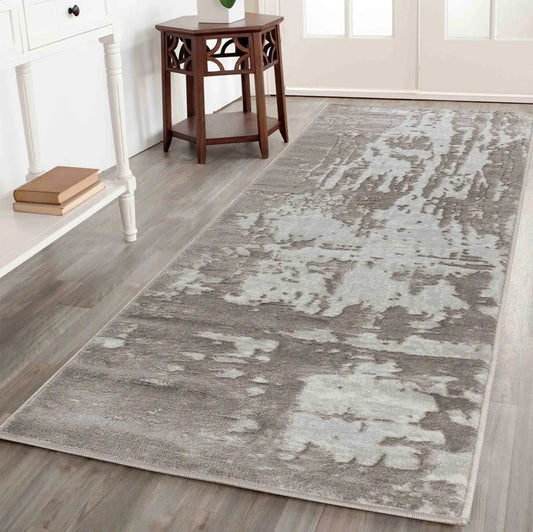 Serenity 211 Living Room Area Runner Rug Stone