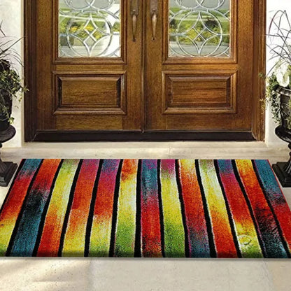 Colorful Area Runner Rugs Stripes (Multi)