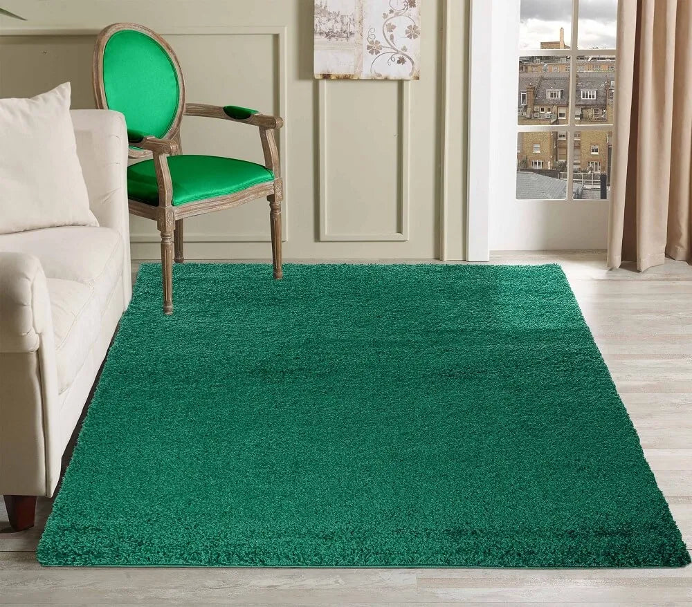 Oxford Living Room Area Rug Emerald