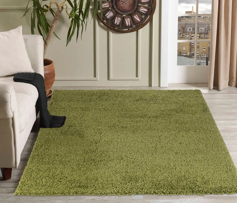 Oxford Living Room Area Rug Green