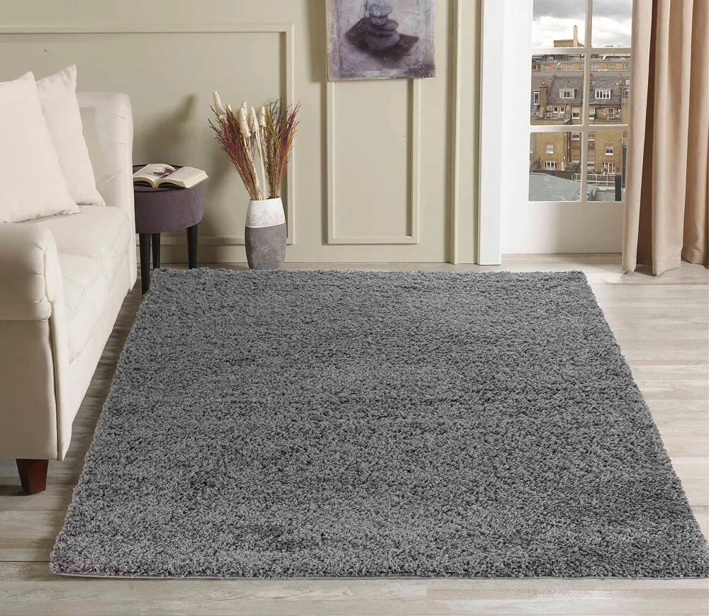 Oxford Living Room Area Rug Grey