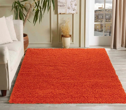 Oxford Living Room Area Rug Orange