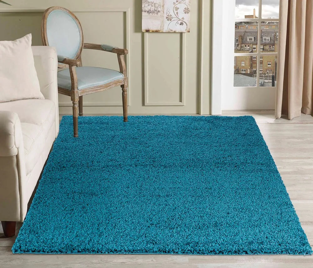 Oxford Living Room Area Rug Teal